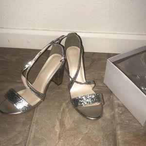 Sequin sparkly heels